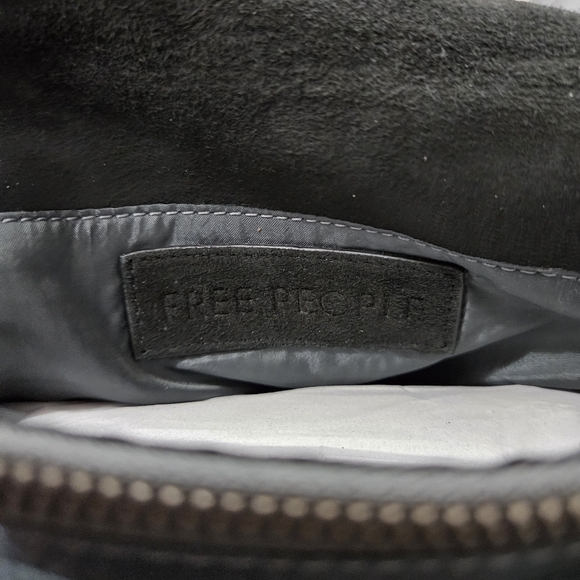 Free People Amara Crossbody Bag in Black Suede - Picture 10 of 16